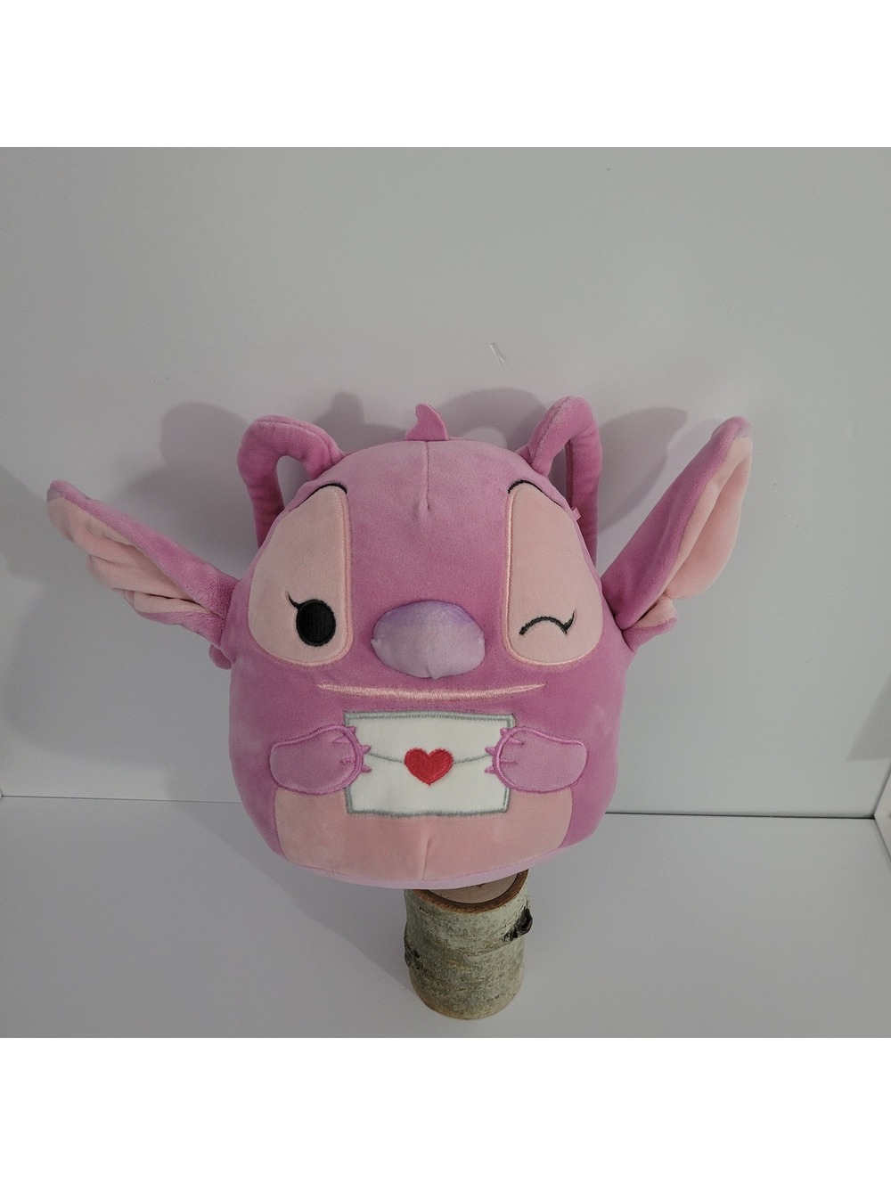 Squishmallows Disney Valentine’s Day Angel plush toy from the Lilo & Stitch